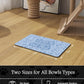 Pet Feeding Mat-Absorbent Dog Mat for Food and Water Bowl-No Stains Quick Dry Water Dispenser Mat-Dog Accessories Pet Supplies-Bowl for Messy Drinkers（Words,12"x19"