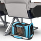 Pet Carrier for Small Medium Cats Puppies up to 15 Lbs, Airline Approved Small Dog Travel Puppy Carrier Soft Sided, Collapsible - Blue