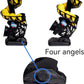 Upgraded Electronic Baseball Pitching Machine for Youth - Adjustable Angles & Speeds,AC Powered & Battery Powered， 8 Practice Balls Included - Ideal for Beginner Batting & Fielding Training