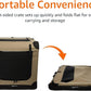 Amazon Basics 2-Door Portable Soft-Sided Folding Soft Dog Travel Crate Kennel, Medium (M 30" x 21" x 21"), Tan