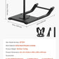 VEVOR Weight Sled, Steel Power Sled, Fitness Strength Training Sleds for Athletic Exercise Speed Improvement, Workout Fitness Equipment with Harness, Compatible with 1/2 in Weight Plates, Black