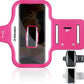 PORTHOLIC 2025 Running Armband Water Resistant Sports Phone Holder Case with Extension Strap, Key Card Slot Up to 6.9" Phone for iPhone 17/16/15/14/13 Plus Air Pro Max XR/XS, Galaxy S25/24/S10
