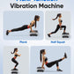 Vibration Plate Exercise Machine, Vibration Plate Platform for Lymphatic Drainage, 200 Adjustable Speeds Power Shaping Vibrating Plate Helps Weight Loss, Shaping, Max Weight 450 Lbs
