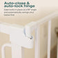 Cumbor 36" Extra Tall Baby Gate for Stairs, 29.7-57" Extra Wide Dog Gate for Doorways Hallways, Pressure Mounted Child Gate for Wide Opening, Auto Close Personal Safety for Babies and Pets, White