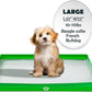 MEEXPAWS Dog Pee Pad Holder Foldable, Puppy Pad Holder Liner Base High Side, Dog Litter Box Indoor 33’’x22’’, Training Pad Holder Leak-Proof Easy Clean