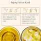 Blendart Ginger Tea Bags, 50 Tea bags - 100% Pure Ginger Root Tea Bag - Warm & Spicy Caffeine Free Ayurvedic Herbal Tea - Support Digestion & Boost Immunity Pyramid Teabags