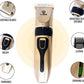 Grooming Kit for Dogs at Home - Rechargeable Low Noise Cat and Dog Shavers & Clippers for Grooming Thick Hair - Cordless Grooming Clippers Includes Pet Hair Clippers, Nail Trimmer, Shears & Bath Brush