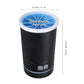 Automatic Dog Cleaner, Soft Electric Washer USB Rechargeable Portable Cleaner Cup, Dog Foot Cleaning Machine for Small to Medium Dogs Cats (Black White)
