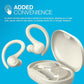JLab Go Air Sport, Wireless Workout Earbuds Featuring C3 Clear Calling, Secure Earhook Sport Design, 32+ Hour Bluetooth Playtime, and 3 EQ Sound Settings (Sand)
