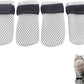 4 Pcs Cat Scratch Cover for Nursing Rehabilitation Boots Adjustable Bath Bath Gloves，to Prevent Scratching Suitable for Bathing, Feeding and Nail Trimming of Cats