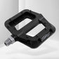 FOOKER MTB Pedals Mountain Bike Pedals 3 Bearing Non-Slip Lightweight Nylon Fiber Bicycle Platform Pedals for BMX MTB 9/16"