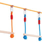 VEVOR Ninja Warrior Obstacle Course for Kids, 2 x 60 ft Weatherproof Slacklines, 500lbs Weight Capacity Monkey Line, Outdoor Playset Equipment, Backyard Toys Training Equipment Set with 14 Obstacles
