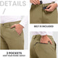 TBMPOY Men's Snow Ski Hiking Pants Waterproof Winter Fleece Lined Pants Camping Skiing Ice Fishing Pants with Belt