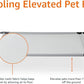 Amazon Basics Breathable Cooling Elevated Dog Bed with Durable Metal Frame, Medium, 43 x 26 x 7.5 Inch, Grey