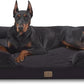 Bedfolks Orthopedic Dog Bed, Waterproof Dog Sofa Bed for Extra Large Dogs, Egg Foam Pet Couch Bed with Removable Washable Cover and Nonslip Bottom, Black