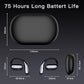 Wireless Earbuds Bluetooth Earbuds Built-in Mic with Ear Hooks 50H Playtime Ear Buds LED Display Charging Case Waterproof Design for Running Fitness