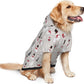Christmas Gray Snowman Hoodie,Christmas Cosplay Dog Clothes with Pocket and Hat Winter Clothes Sweaters XXX-Large