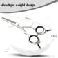 Dog Grooming Scissors 5 inch Small Thinning Scissors Super Light Professional 440C Stainless Steel Pet Shears for Trimming Face and Paws Nose Ear Easy Use.