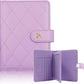 Melsbrinna Rfid Passport Holder for Travel women/Men, Cute Passport Wallet Rfid Blocking Card Slots, Rfid Passport Cover/CaseTravel Wallet, Passport Book Holder (1, LG PURPLE)