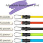 Adjustable Foot Pedal Resistance Band, Durable Foot Pedal Resistance Trainer with Bag. Multifunctional Pedal Puller Resistance Rope with Handles. Fitness Equipment for Women and Men.