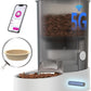 PAPIFEED Automatic Cat Feeder, 4L Auto Dog Cat Feeder with Rechargeable Battery & Dual-Band WiFi (2.4G & 5G), Automatic Pet Food Dispenser for Outdoor Travel Home - Ceramic Bowl Included