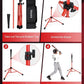 Gonex Baseball Softball Practice Hitting Batting Tripod Stand Rubber Tee Collapsible Portable with Carrying Bag