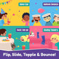 Bloomingo Gobble Till You Wobble: Fun Card Game for Kids & Adults; Perfect for Family Gatherings & Travel; Ages 6+; Blue