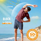 Boladeci Men's Swim Shirt Short Sleeve UPF 50+ Sun Protection SPF UV Moisture Wicking Lightweight Quick Dry Rash Guard