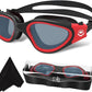 WIN.MAX Polarized Swimming Goggles Swim Pool Goggles Anti Fog Anti UV No Leakage Clear Vision for Men Women Adults Teenagers