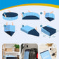 VISTOP Jumbo Foldable Dog Pool, Hard Plastic Shell Portable Swimming Pool for Dogs Cats and Kids Pet Puppy Bathing Tub Collapsible Kiddie Pool (77inch.D x 15.7inch.H, Blue)