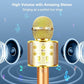 Microphone for Kids Voice Changer Karaoke Microphones Boy Girl Gifts Age 3-12 Portable Child Microphone Karaoke Kid Wireless Bluetooth Microphones Birthday