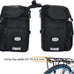 ZTZ Bike Bags for Bicycles Rear Rack, Waterproof Rear Bike Rack Bag with Rain Cover and Reflective Trim
