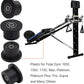 Total Gym 1700 Club Wheels/Rollers Qty for 4 Models 1000 1100, 1400, 1500, 1600, 1700, 1800, 1900, Achiever, Force, Gold, Max, Platinum, Platinum Plus, Pro, Supra, Supreme, Ultima, Ultra, XLI