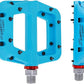 FOOKER MTB Pedals Mountain Bike Pedals 3 Bearing Non-Slip Lightweight Nylon Fiber Bicycle Platform Pedals for BMX MTB 9/16"