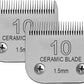 Detachable Pet Dog Clipper Blades, Compatible with Size-10 (1.5mm), Most Oster A5, KM Series Clippers,Made of Stainless Steel Blade 2Pack