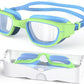 Kids Swim Goggles,Swimming Goggles for Kids 6-14, Anti-Fog UV Protection Pool Glasses for Boys Girls