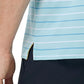 Rouen Mens Golf Shirt Moisture Wicking Dry Fit Performance Stripe Casual Collared Short Sleeve Golf Polo Shirts for Men