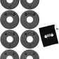 Micro Gainz Standard 1-Inch Center Hole Fractional 8 Piece Weight Plates with Bag, Designed for Standard 1-Inch Dumbbell & Barbell for Strength Training and Weight Lifting, Made in USA