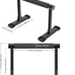 Kipika Parallettes Bars, Push Up Bars & Dip Bar with Comfort Thick Handles, Rock-Free Fitness Equipment for Handstand, L-Sit, Gymnastics & Strength Training, 600lbs Capacity, 12" Height