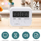 Weewooday 24 Pcs Digital Kitchen Timer Magnetic Timer Bulk On/Off Switch Minute Second Count up Countdown Loud Alarm for Exercise Cook Baking(White, Pink, Light Blue, Dark Green)