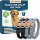Flea and Tick Collar for Dogs 4 Pack, 32 Months Prevention, Waterproof, Adjustable for Small Medium Large Dogs Puppies (Black and Grey)