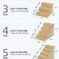 Dog Stairs for Small Dogs,13" H,3-Step Dog Steps for Bed and Couch with High Density Foam,Non-Slip Pet Steps for Doggy and Cat,Pet Stairs with a Washable Cover,Khaki