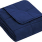 yescool Weighted Blanket (3 lbs, 36" x 48", Blue) Cooling Heavy Blanket for Sleeping Perfect for 20-40 lbs, Breathable Blanket with Premium Glass Bead, Machine Washable