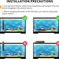 HiTauing Aquarium Heater, 50W/100W/200W/300W/500W Submersible Fish Tank Heater with Over-Temperature Protection and Automatic Power-Off When Leaving Water for Saltwater and Freshwater