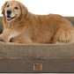 Orthopedic XL Large Dog Bed - Removable Bolster & Waterproof Washable Cover for Pet Big Dogs Bed Extra Large Dog Beds with Foam Support Non-Slip Bottom