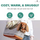 LeftPine x P.L.A.Y. Deluxe Dog Carrier Purse - Soft Sided Pet Travel Tote for Small Dogs & Puppies up to 16 Pounds - Built-in Safety Leash, Machine Washable, Removable Liner, Zipper Pocket (Gray)