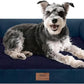 Small Dog Bed Waterproof Orthopedic Dog Beds for Medium Sized Dogs Comfy Pet Cat Bed with Sides, Washable Removable Cover