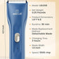 oneisall Pet Clipper for Cat Matted Hair, Pet Shaver for Cats Quiet Pet Clippers Waterproof Cordless Cat Clippers for Matted Hair Long Hair with Storage Bag (Blue)
