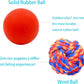 Puppy Balls - Pack with Different Functions & Teething Toys for Small Dogs, Squeaky Dog Balls, Rubber Chew Toys for Enrichment