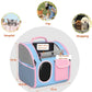 Cat Dog Carrier Backpacks,Pet Backpack Carrier, Bubble Backpack Pet Carriers with Breathable Mesh for Cats Small Dogs Puppies Animals for Travel, Hiking, Camping or Outdoor Use (Pink)